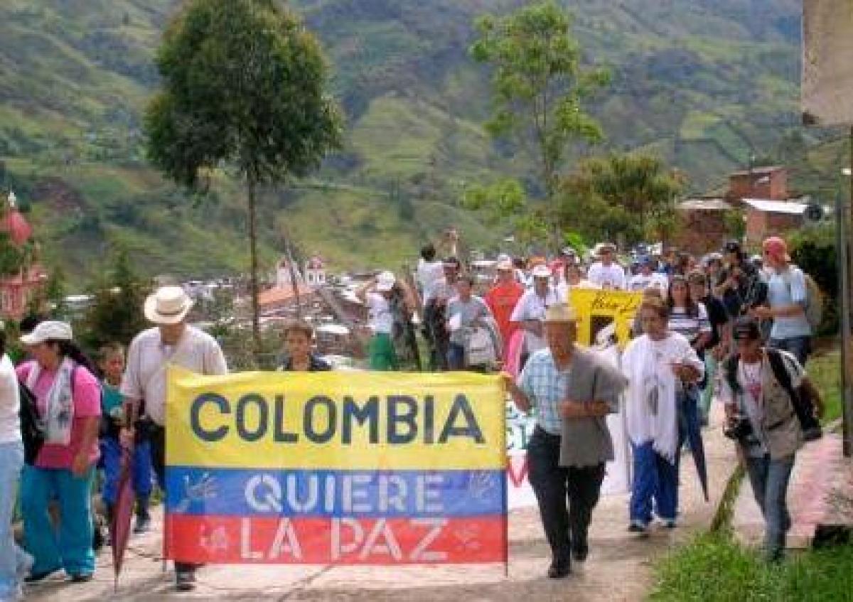 Dialogos de paz en Colombia
