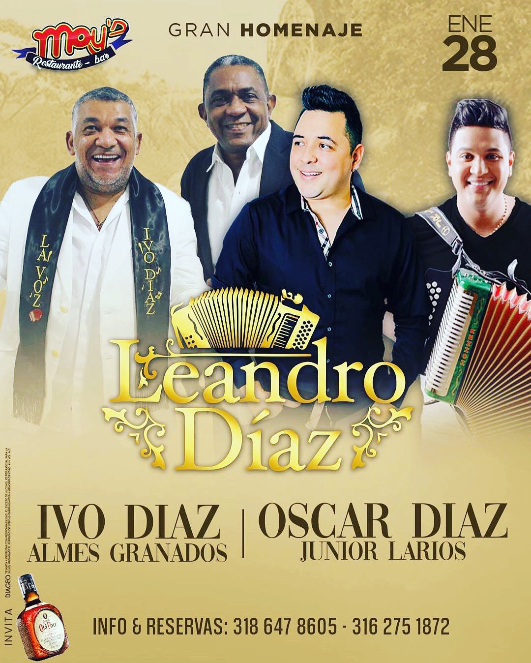 Homenaje a Leandro Díaz