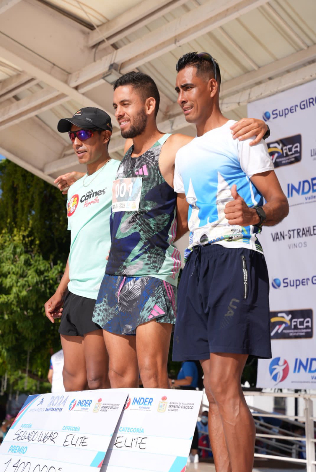 Con atlétismo, Valledupar cerró la fiesta de su aniversario 474.