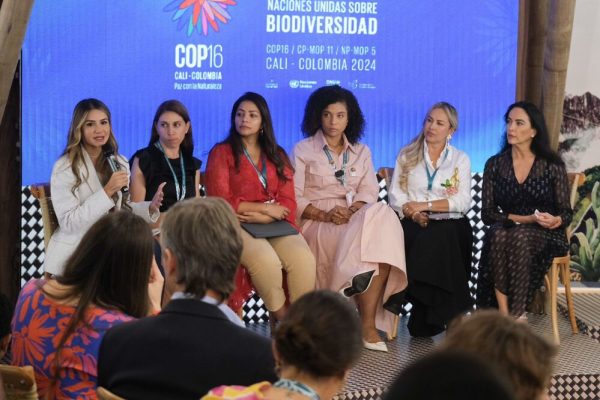 Elviaa MIlena Sanjuan fue panelista en la COP16