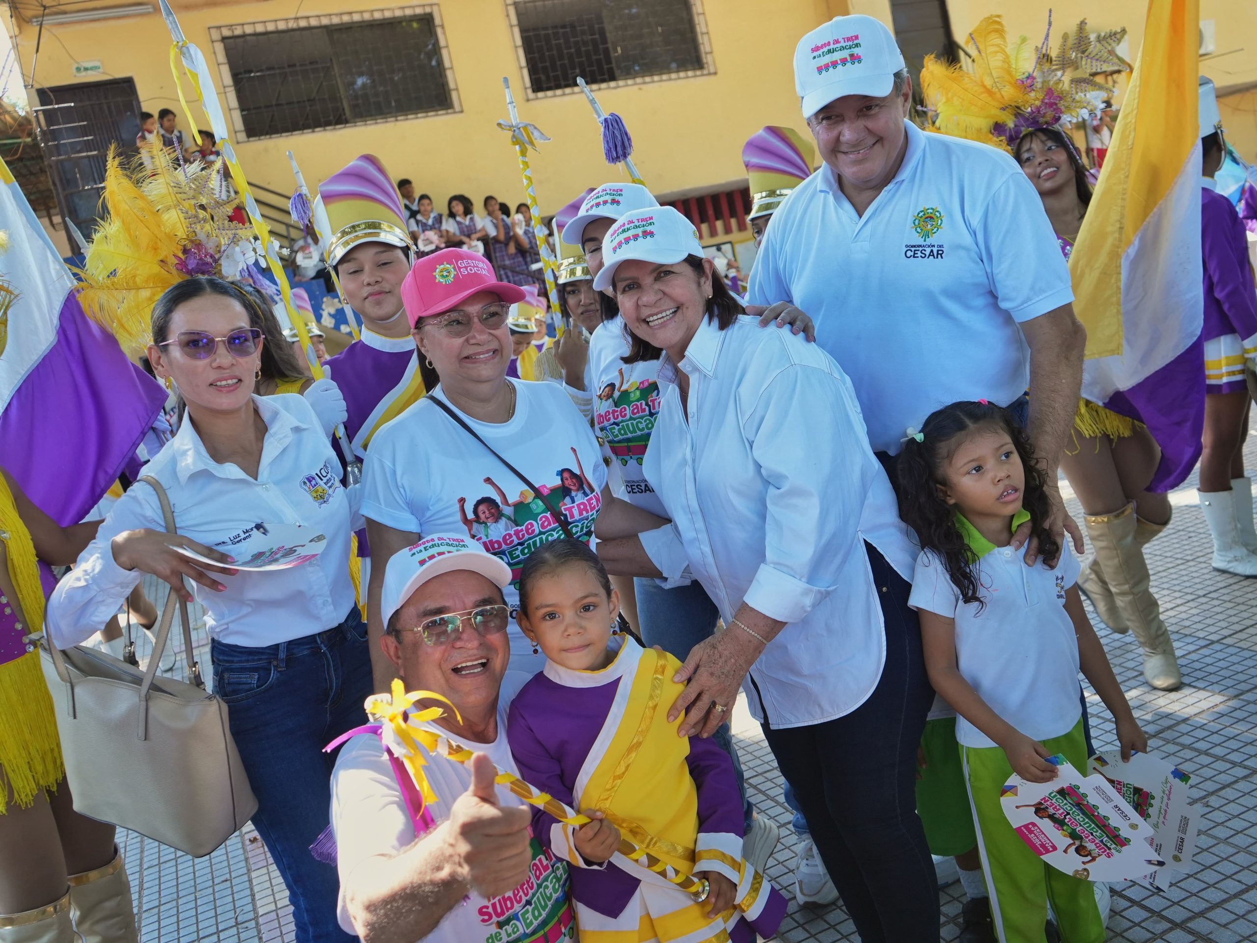 Gobierno del Cesar lanza programa "Subete al Tren de la Educación".