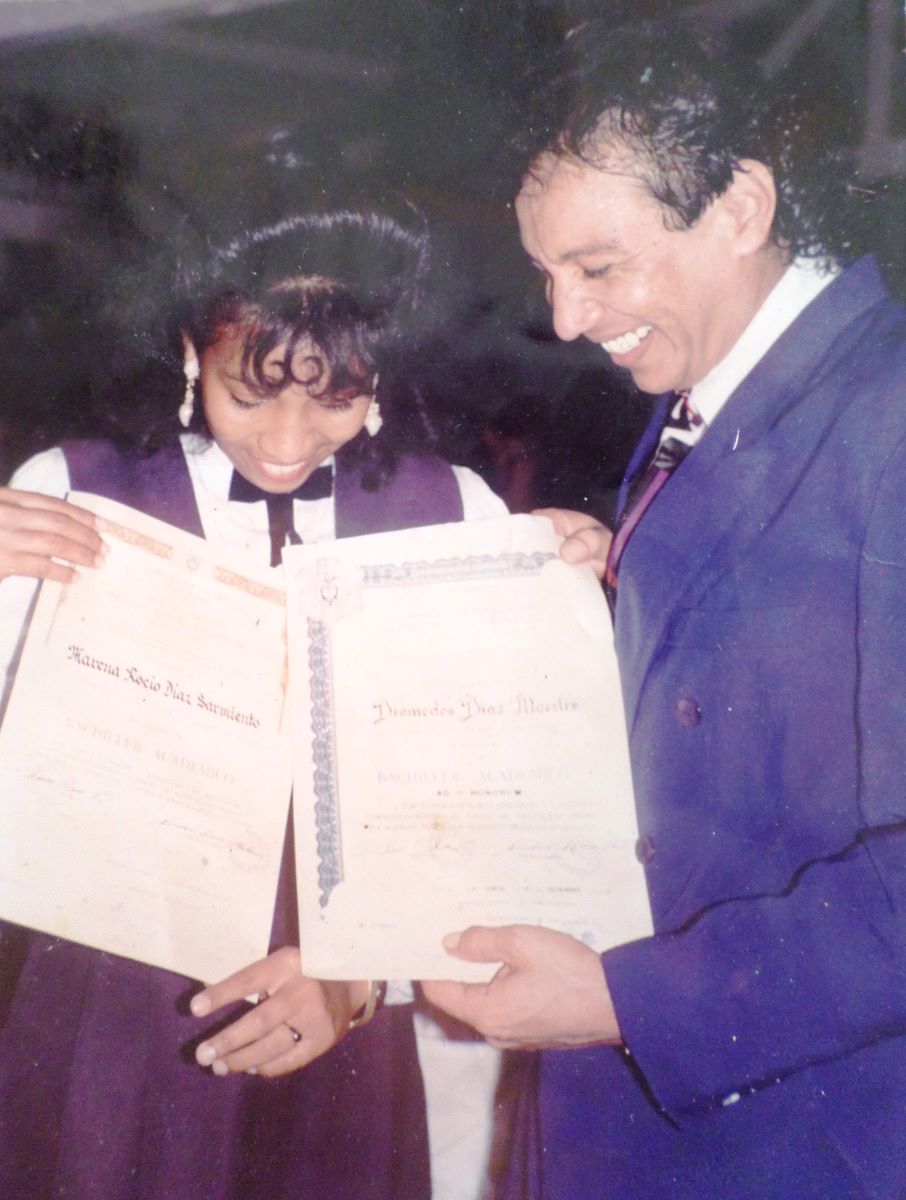 Diomedes Díaz recibió titulo de bachille hace 31 años.