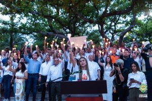 El Cesar encendió una Luz por la Vida y la Paz.