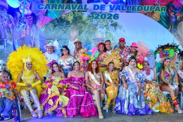 Continúa el carnaval vallenato 2026.