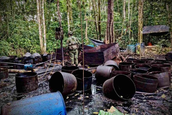 Ejército golpea el narcotrafico en Putumayo.