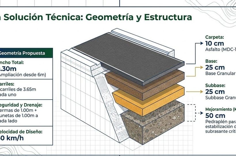 Construirán la vía Arjona-Astrea.