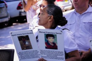 Homenaje a las víctimas de desaparición forzada.